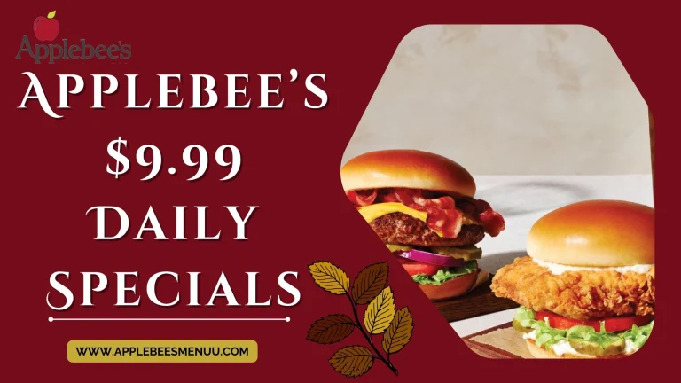 Applebee's $9.99 Daily Specials