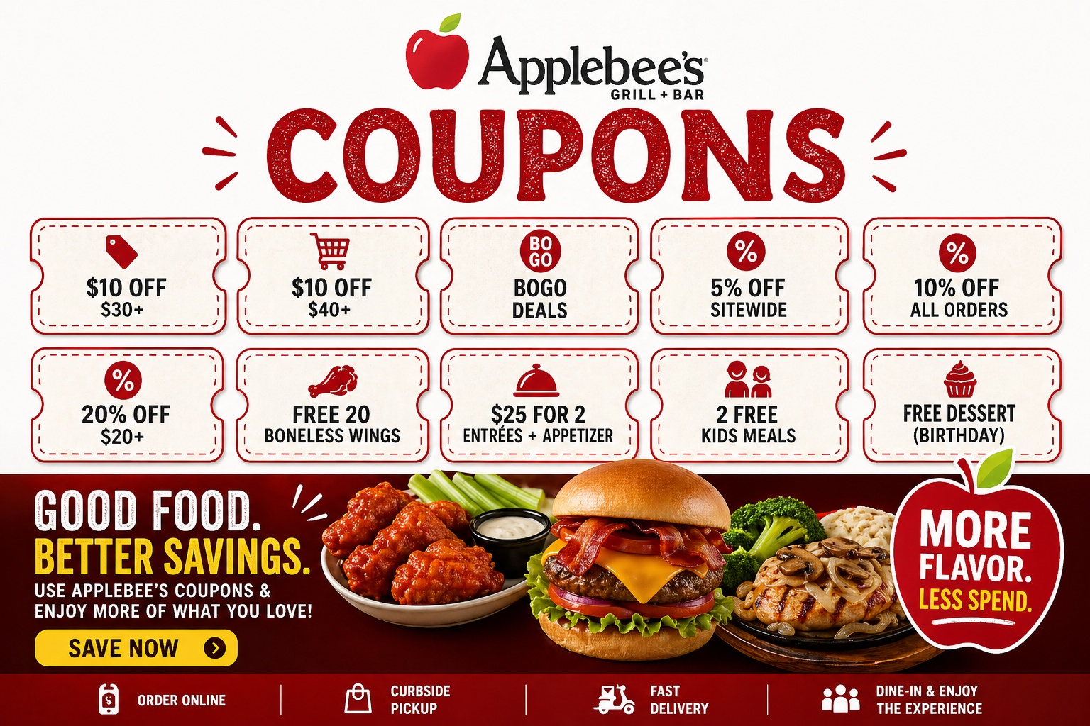Active Applebee's Coupons